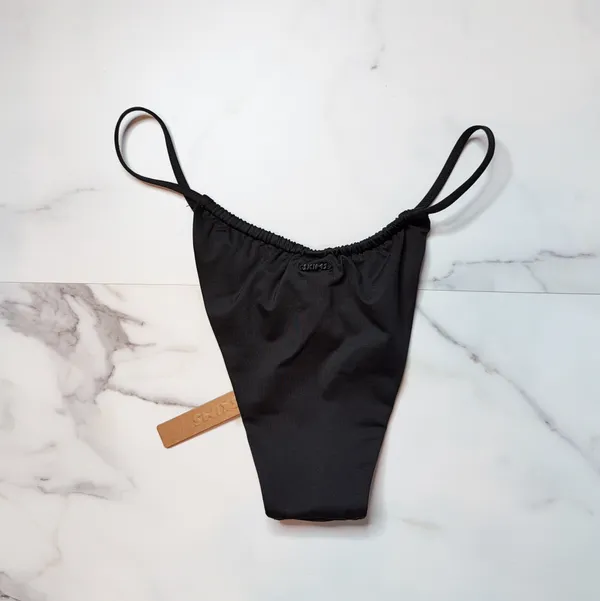NWT Skims Signature Swim String Bikini Bottom - Image 4