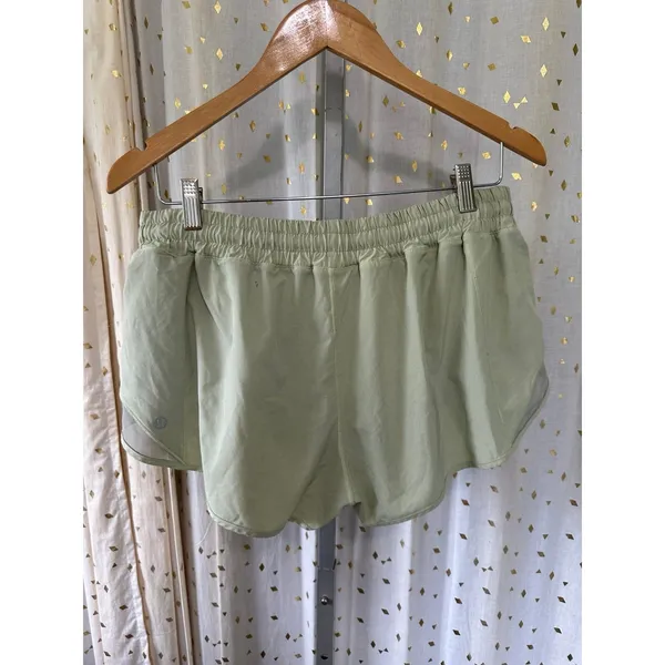 Lululemon Hotty Hot High-Rise Mesh Lined Brief Pull On Drawstring Shorts 14 - Image 3