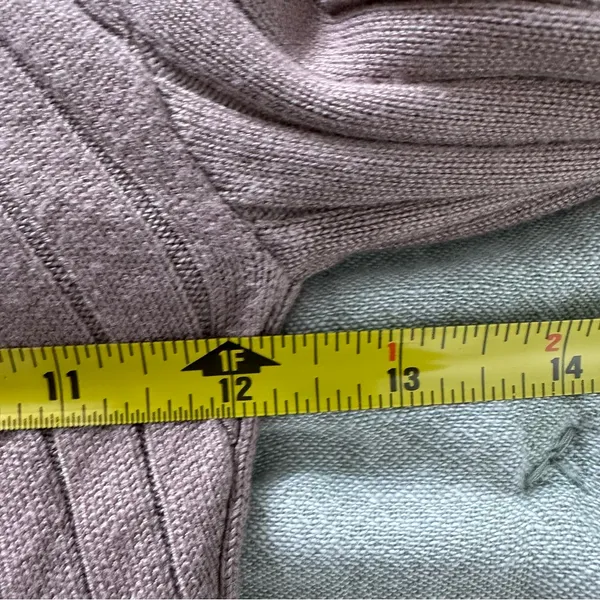 Abercrombie & Fitch Women’s Beige Long Sleeve Ribbed Knit Bodycon Dress Size XS - Image 5