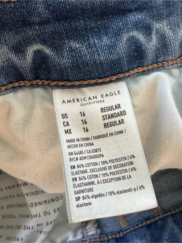 American Eagle Dream Jean Size 16 Reg - Image 4