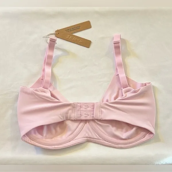 SKIMS FITS EVERYBODY UNLINED DEMI BRA Cherry Blossom NWT 46DD #B5 - Image 2
