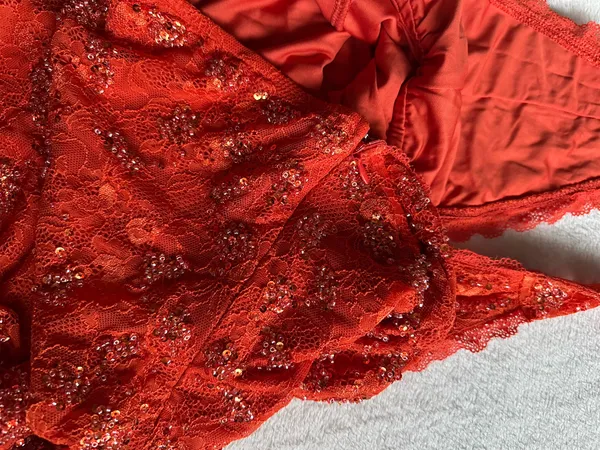 Outcast Clothing Shaelea Mini Dress Tangerine - Image 9