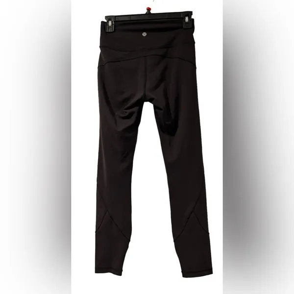 Lululemon Women’s In Movement 7/8 Tight Everlux LW5BPGS Size 6 Black - Image 2