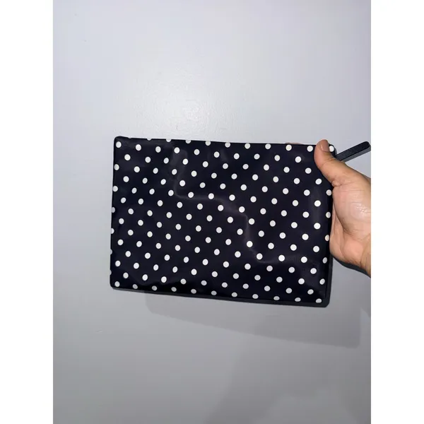 Kate‎ Spade Drewe Polka Dot Envelope Zipper Clutch Pouch Bag 10x7" V - Image 3