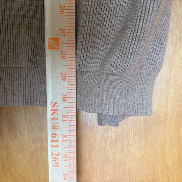 AKEMI + KIN Beige Ribbed Kimono Cardigan Sweater One Size‎ - Image 7