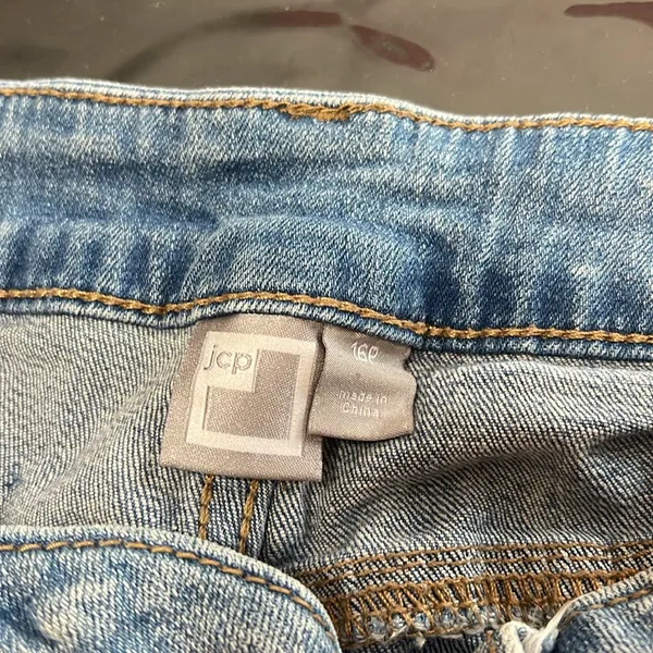 Blue‎ Denim Shorts Blue Size 16 - Image 3