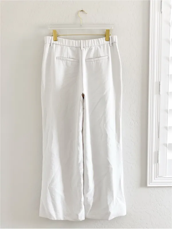 Abercrombie & Fitch Sloane Crepe Tailored Wide Leg Pant Size 31/12 R - Image 8