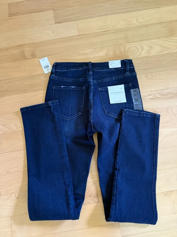 Flying Monkey High Rise Classic Skinny Jeans  - Image 6