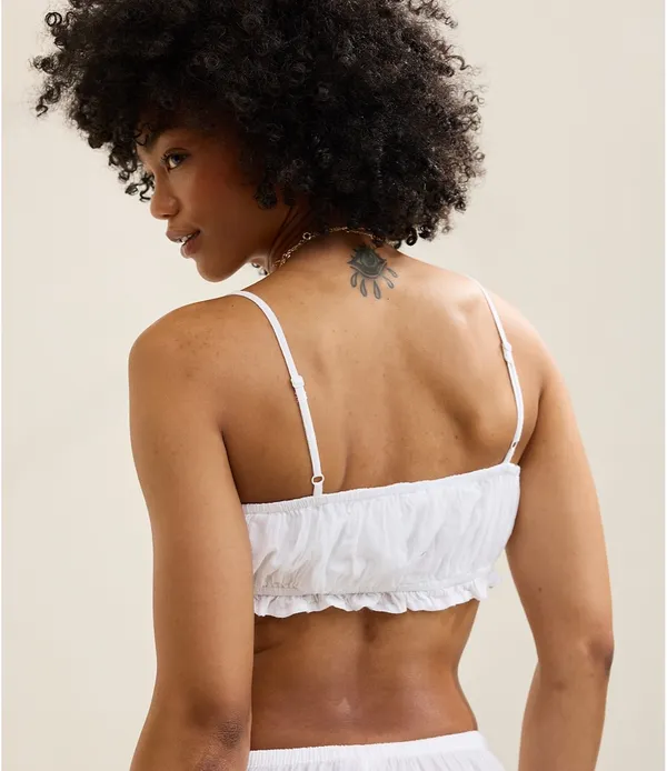 PacSun White crop top - Image 3
