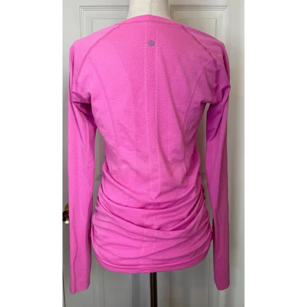 Lululemon Swiftly Tech Long Sleeve Pink Size 10 - Image 5
