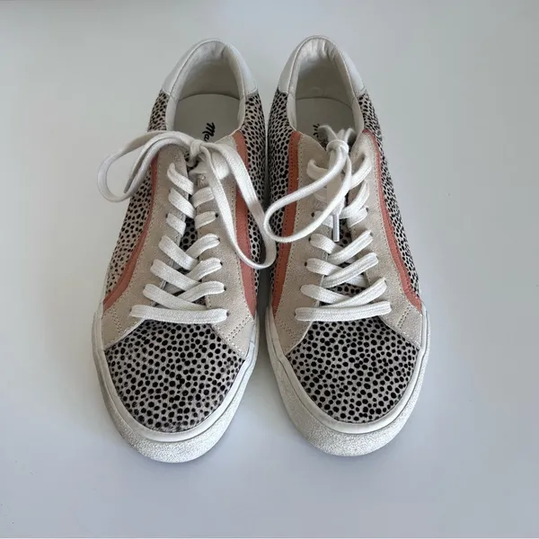Madewell Sidewalk Low-Top Sneakers in‎ Spotted Calf Hair - Image 2