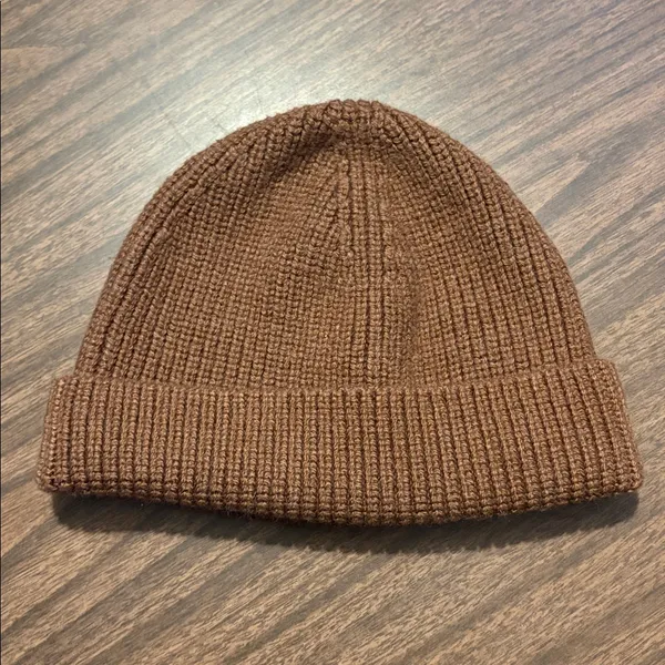Lululemon Close Fit Wool Blend Ribbed Knit Beanie Brown Size L XL - Image 2