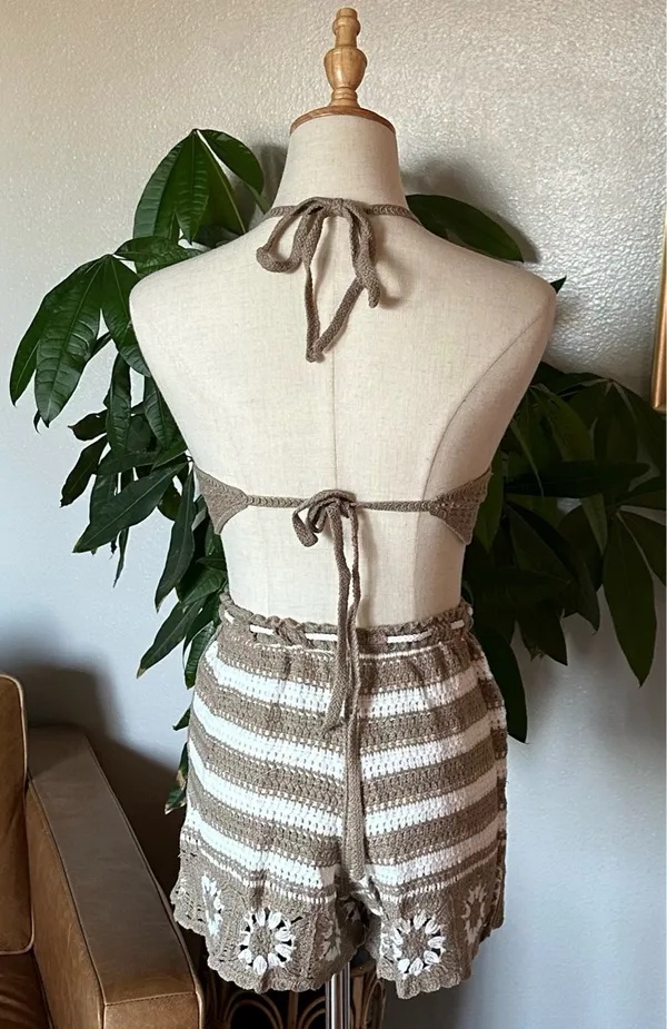 POL 2 piece crochet set (best for S or M) NWOT - Image 2
