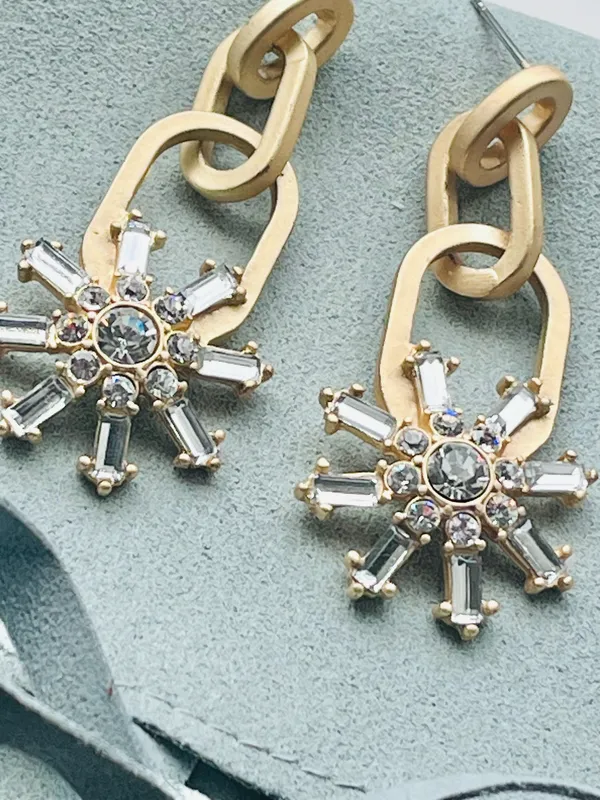 Anthropologie starburst earrings  - Image 3