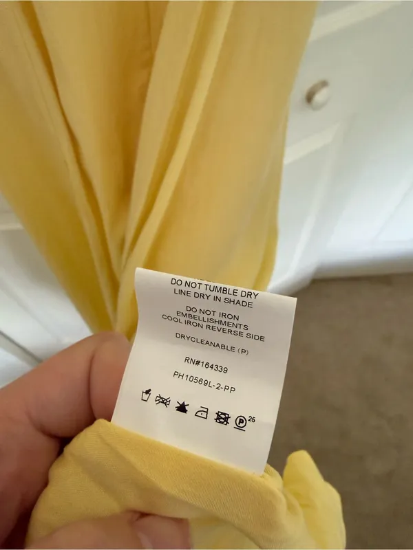 NWT Petal & Pup Archer Sleeveless Fit & Flare Midi Dress Butter Yellow Small - Image 11