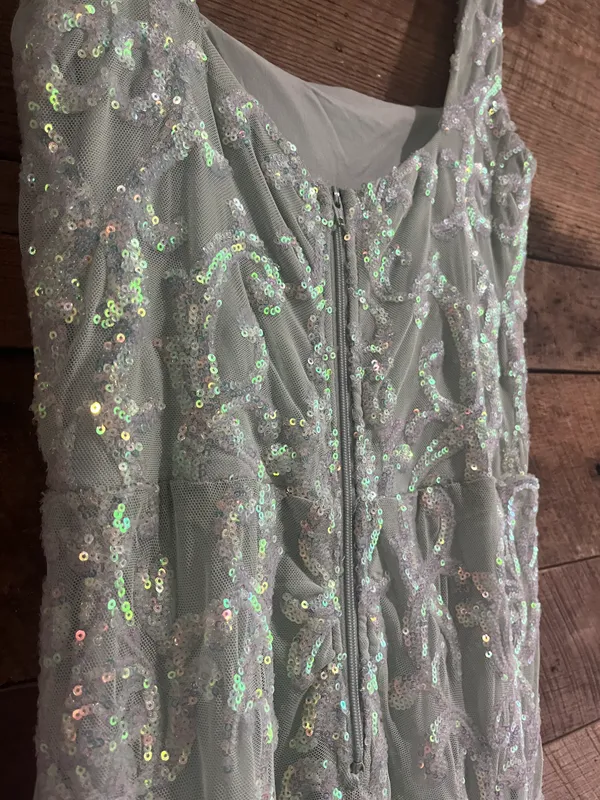 Windsor Sage Green Dress - Image 6