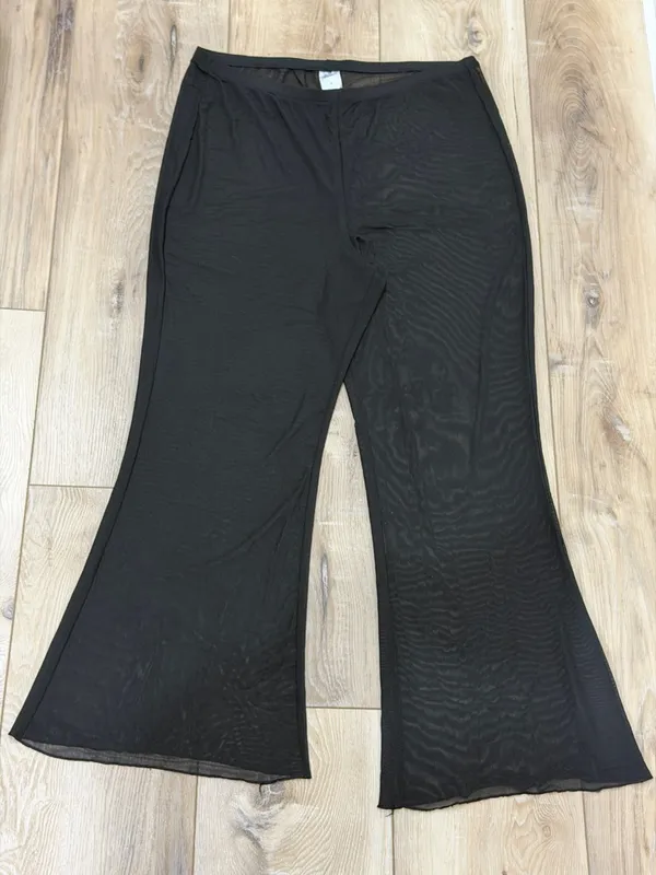 Black Maxi wide legs - Women's Swim Cover Ups - Image 3
