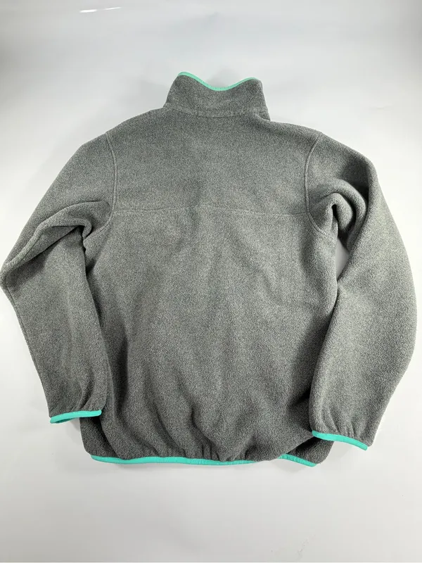 Patagonia Gray Synchilla Fleece with‎ Coral Trim - Image 2