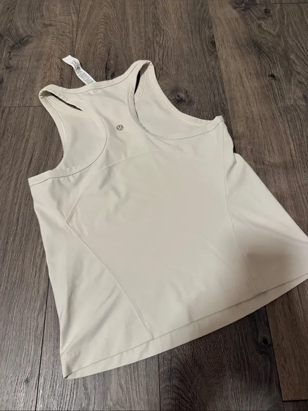 lululemon athletica Cream Racerback Tank - Image 2