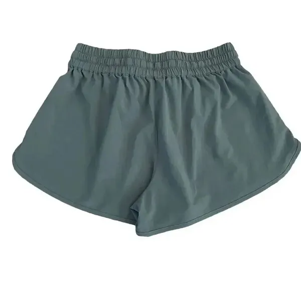 TNA Revolve Olive Green Elastic Waist Sporty Running Mid-Riser’ Shorts SZ XS - Image 3