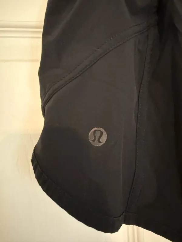 Black Lululemon Tracker Shorts - Image 3