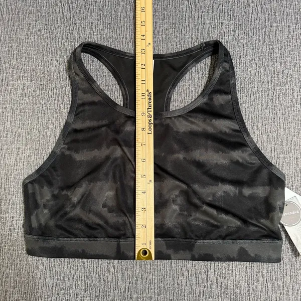 Ideology Tie Dye Black Sports Bra - Image 14