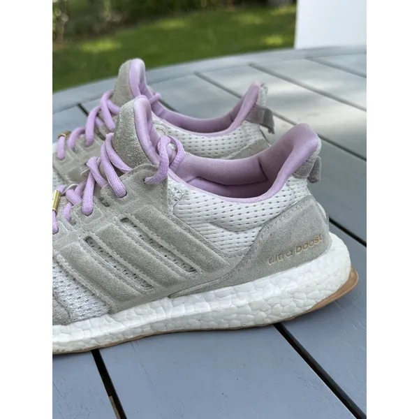 Adidas Ultraboost 1.0 Off White Lilac Women Size 8 Sneakers ID9665 Running Shoes - Image 11