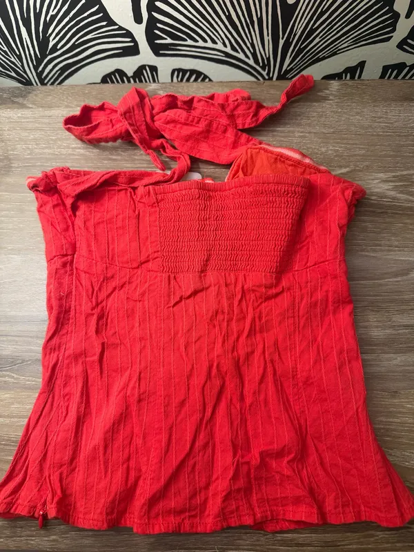 Princess Polly Red Halter Top - Image 2