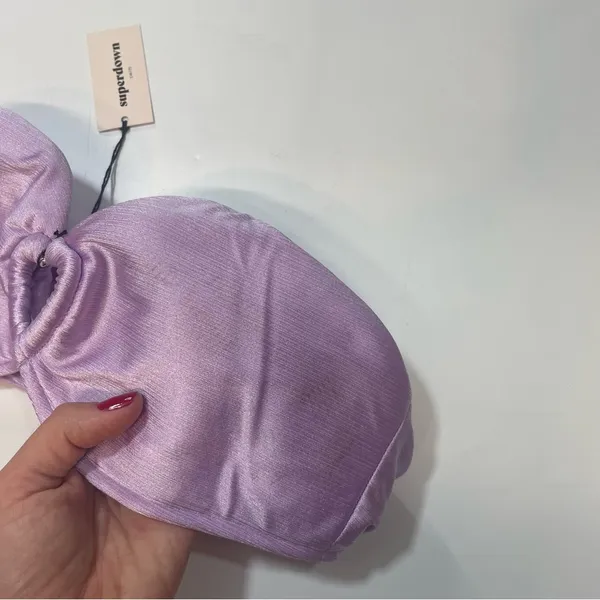 Superdown Sirena Bikini Top in Lavender Small - Image 4