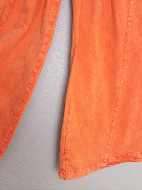 Free People We The Free Equinox Denim Jean 25 Coral Fusion Oversized Flared - Image 9