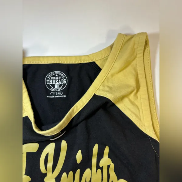 UCF Knights Black and Yellow Crop Top - Image 10