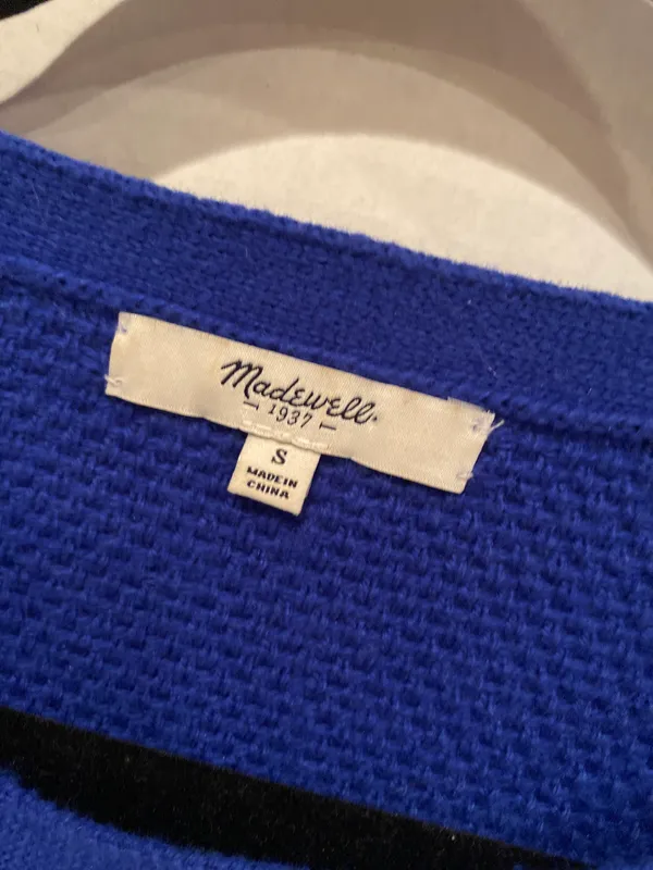 Madewell NWOT! Madwell Blue Sweater - Image 3