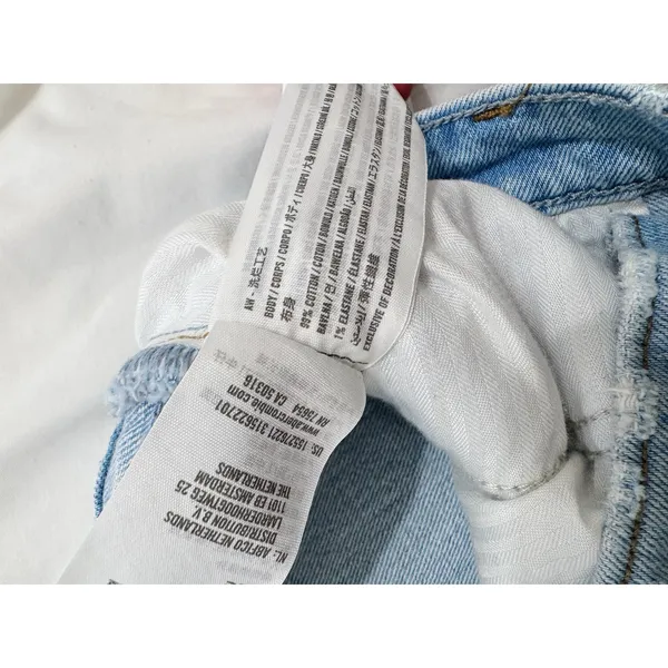 Abercrombie & Fitch The '90s Ultra High Rise Crossover Waist Straight Jeans 28 - Image 5