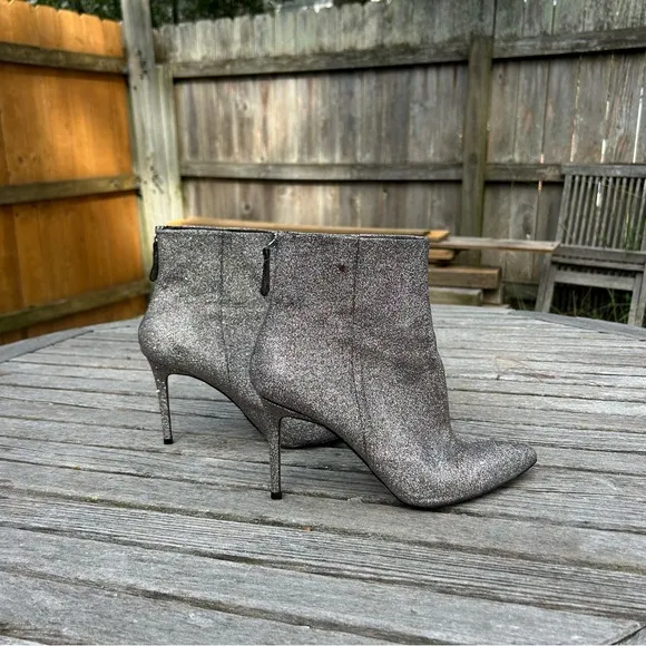 Steve‎ Madden Carey Silver rainbow Glitter Ankle-High boots size 8.5 - Image 2