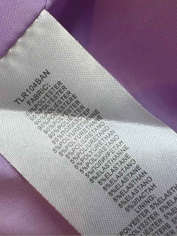 NWT Lili Sidonio x Molly Bracken Iridescent Cut Out Mini Dress in Lilac Size S - Image 10