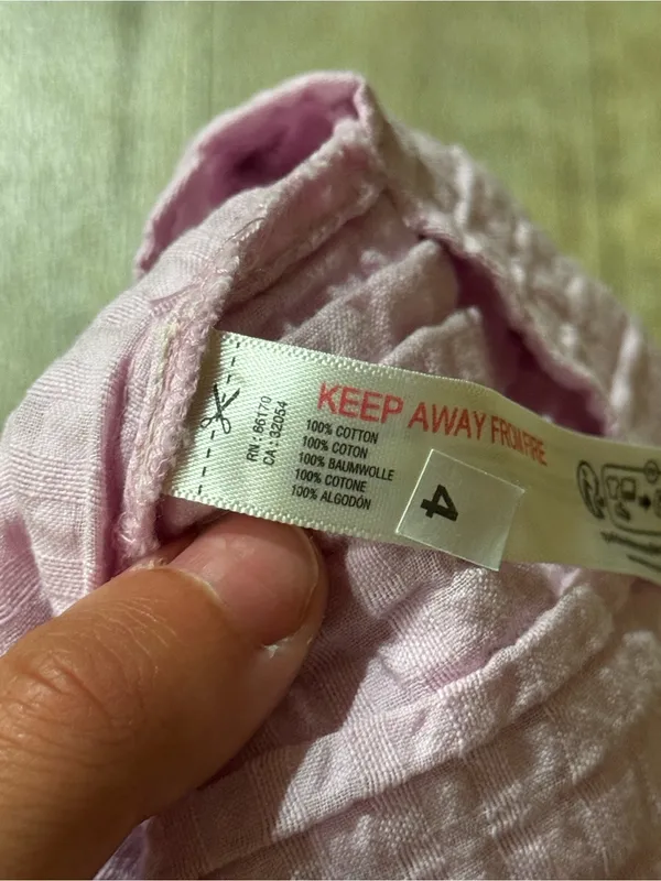 NWOT Free People Free-est Pucker Check Wrap Shorts Pink Size Small - Image 3