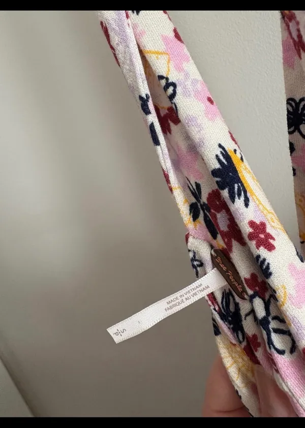 Free People Vibe Check floral print jumpsuit in multi Size Small - Image 9