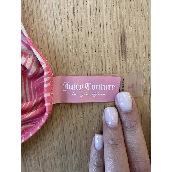 NWOT Juicy Couture One Piece Swimsuit Bathing Suit Size Large 2557 - Image 3