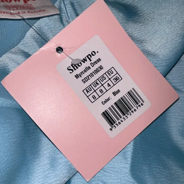 Showpo. Myrcella Dress in Blue Size 4 New with tag - Image 12