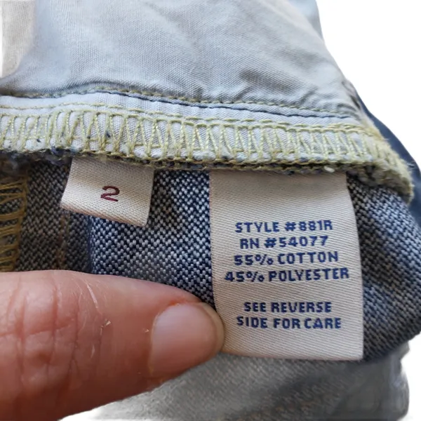 Cabi Y2K Flare Retro Womens Jeans Sz 2 Preppy Minimalist Dark Wash Classic Denim - Image 9