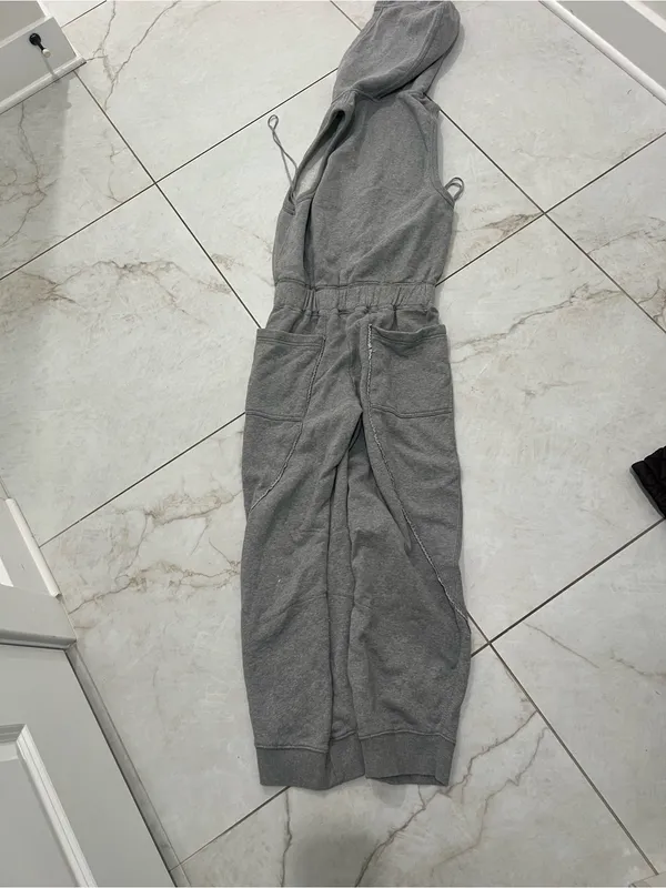 Free People FP Movement Gray Set Go Onesie Size XS - Image 7