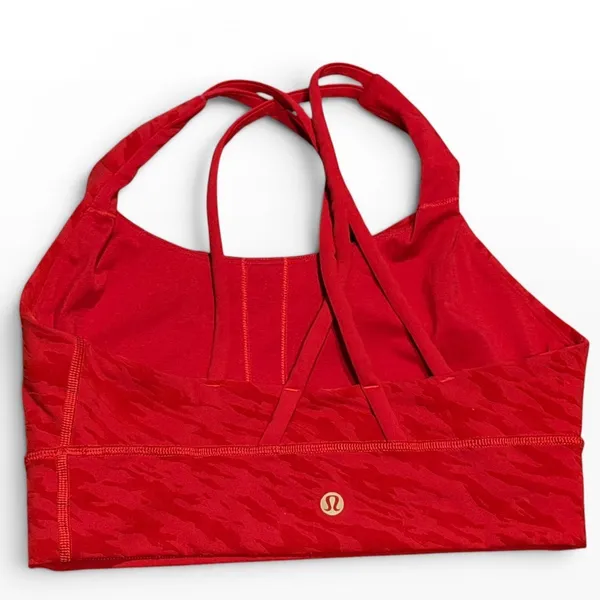 Lululemon Energy Bra Longline Lunar New Year Strappy Sports‎ B-D Cup Size 6 Yoga - Image 2