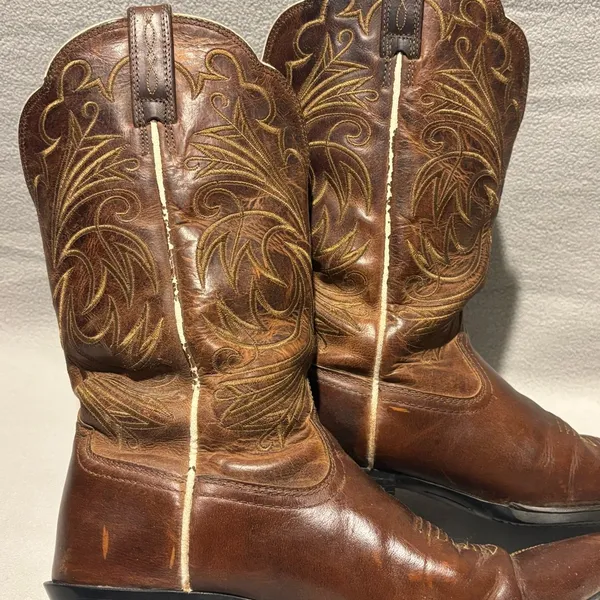 ARIAT Heritage 15728 Women’s Size 7.5B Brown Leather Pointed Toe Western Boots - Image 10