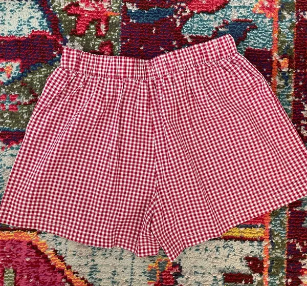 Blue Blush Gingham boxer shorts - Image 2