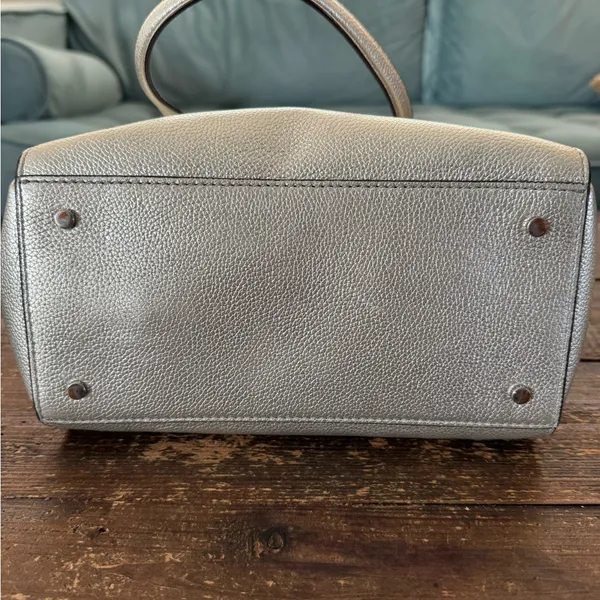 2 piece! Kate Spade Metallic Jackson Leather Medium Satchel Crossbody AND Wallet - Image 8