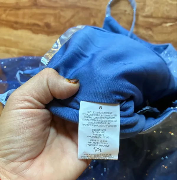 Dress New gir size 5 Blue - Image 5