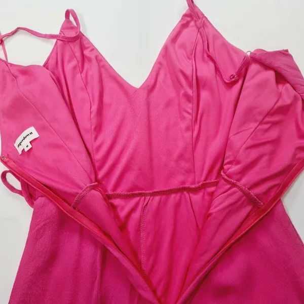 Superdown Karen Wrap Romper in Pink Medium - Image 10