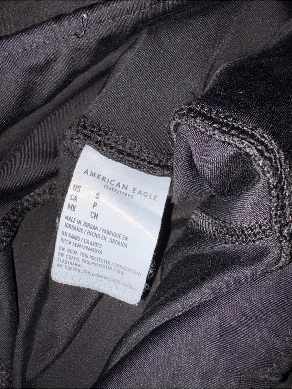 American Eagle Outfitters Black High-Rise Leggings - Image 2