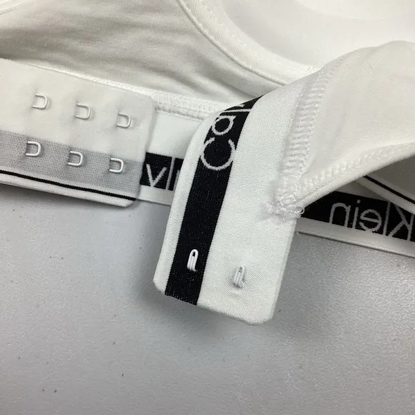 Calvin Klein White Cotton Modal Lift Bralette XS NEW! Retail $46 - Image 4