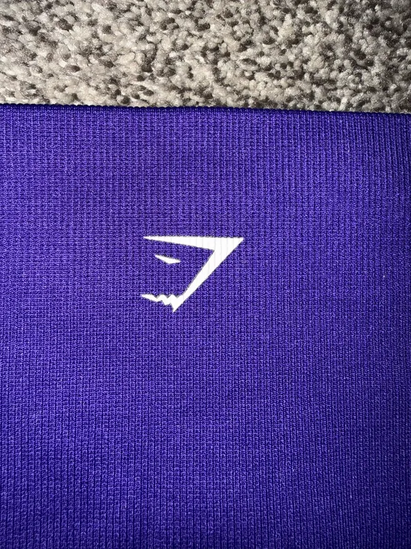 Gymshark Energy Seamless Cropped Leggings in Indigo Purple, Size Large - Image 5